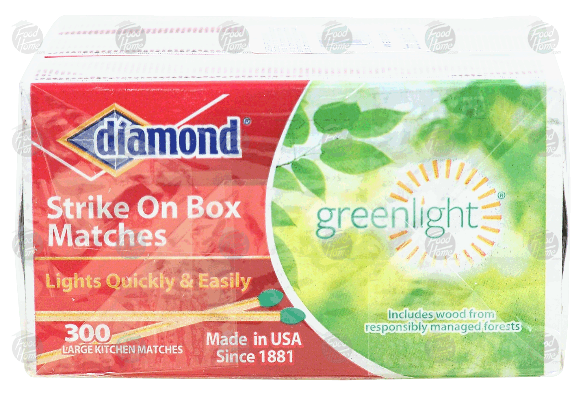 Diamond  strike on the matches, 3 boxes of 300 ct each Full-Size Picture